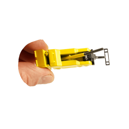 Spur N Abschleppwagen mit Kran gelb