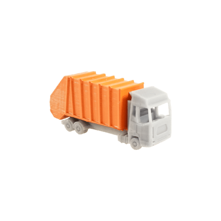Spur N Presswagen Sperrmüll orange