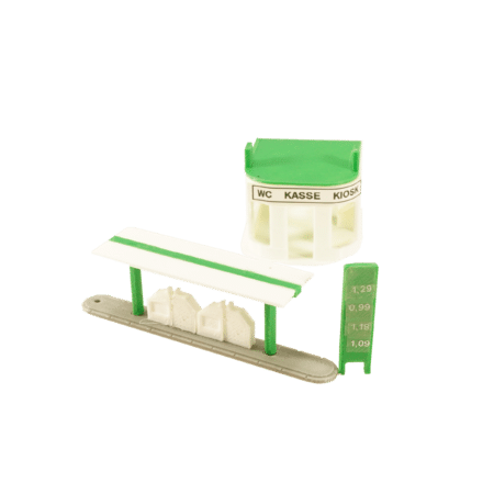 Spur N Tankstelle grün weiß einfach