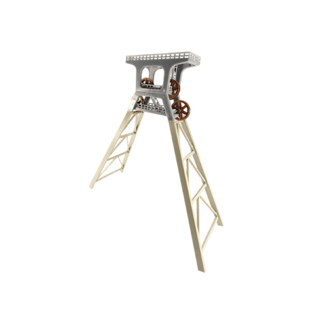 Spur N Zeche Förderanlage groß unlackiert