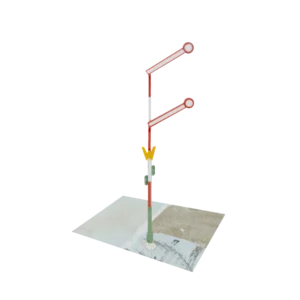 Spur H0 Formsignal mit Wartezeichen Hp0-2