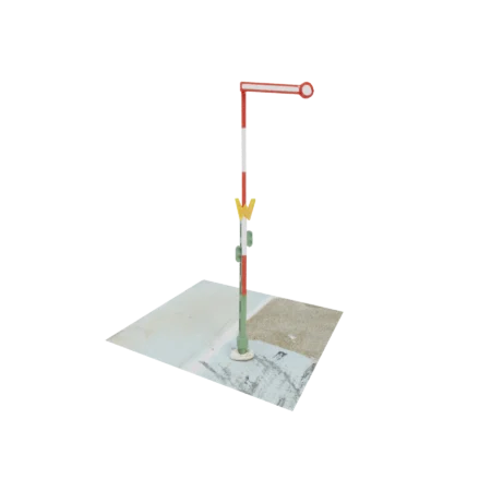 Spur H0 Formsignal mit Wartezeichen Hp0+1