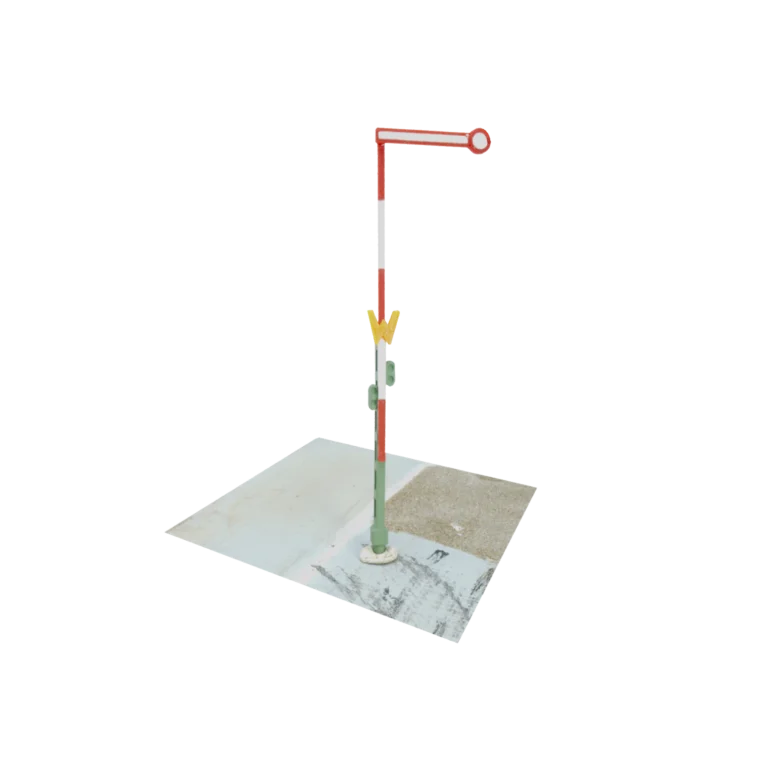 Spur H0 Formsignal mit Wartezeichen Hp0+1