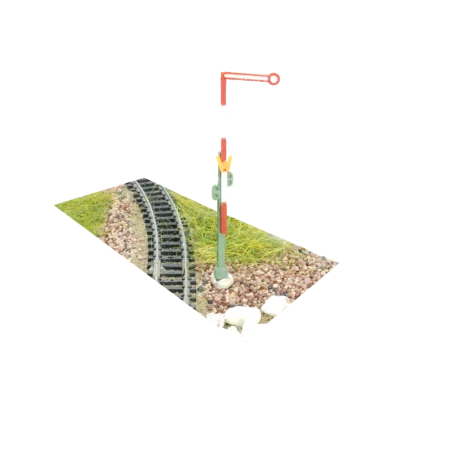 Spur N Hauptsignal mit Wartezeichen Ra 11