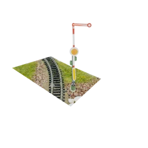 Spur N Hauptsignal mit Vorsignal Formsignal