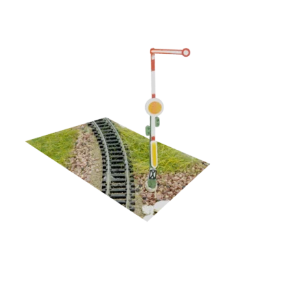 Spur N Hauptsignal mit Vorsignal Formsignal