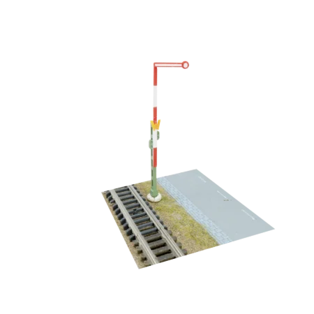 Spur TT Hauptsignal mit Wartezeichen Ra 11