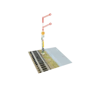 Spur TT Formsignal Hauptsignal Hp0-2 mit Vorsignal