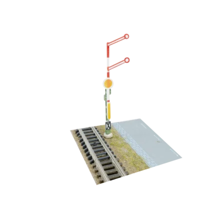 Spur TT Formsignal Hauptsignal Hp0-2 mit Vorsignal