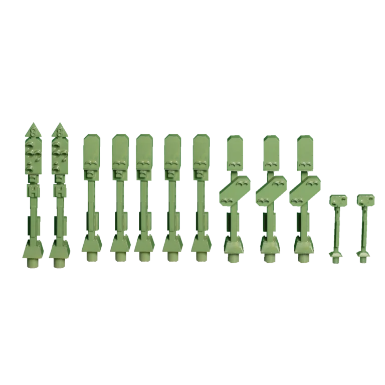 Spur TT Lichtsignale Set RAL6011