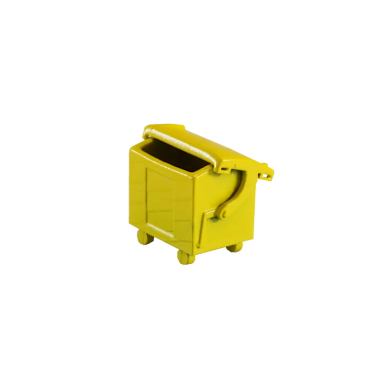 Spur H0 Müllcontainer gelb