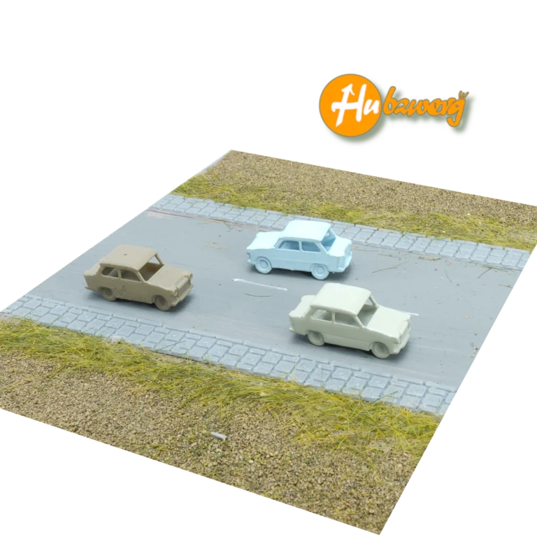 Spur N Trabant 3er Set lackiert