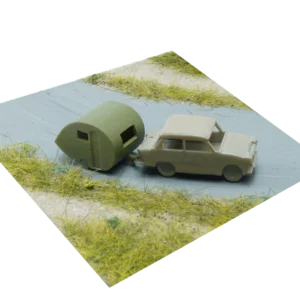 Spur TT Trabant graubeige mit Camping Ei