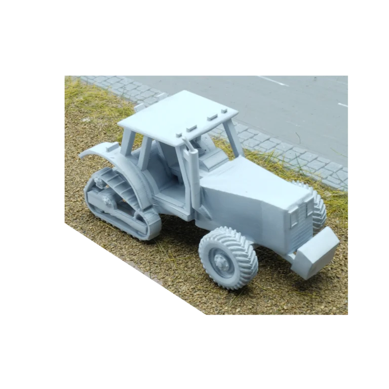 Spur TT Traktor schwer Raupenfahrwerk grau