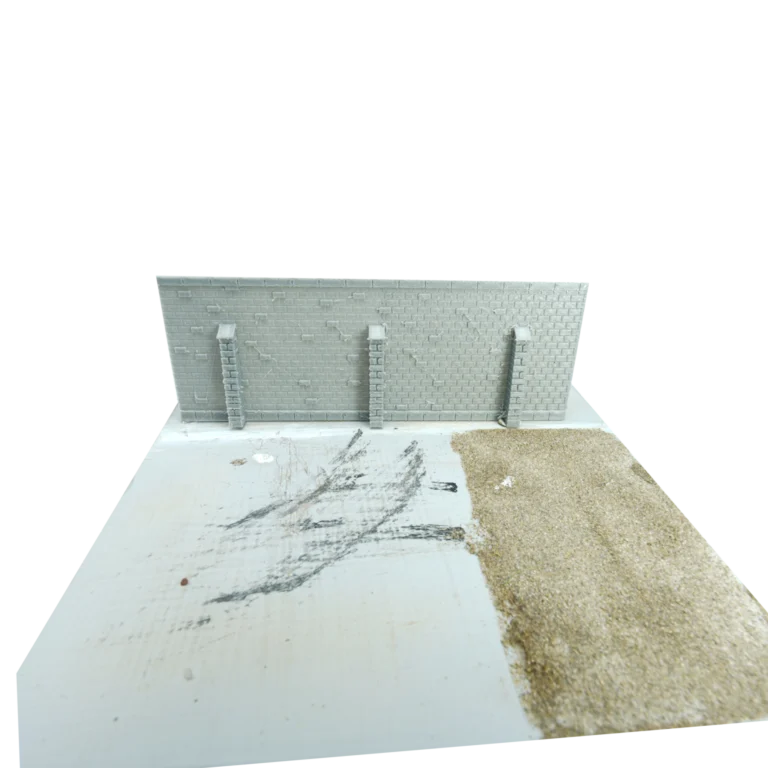 Mauer mit Stützen Spur Z