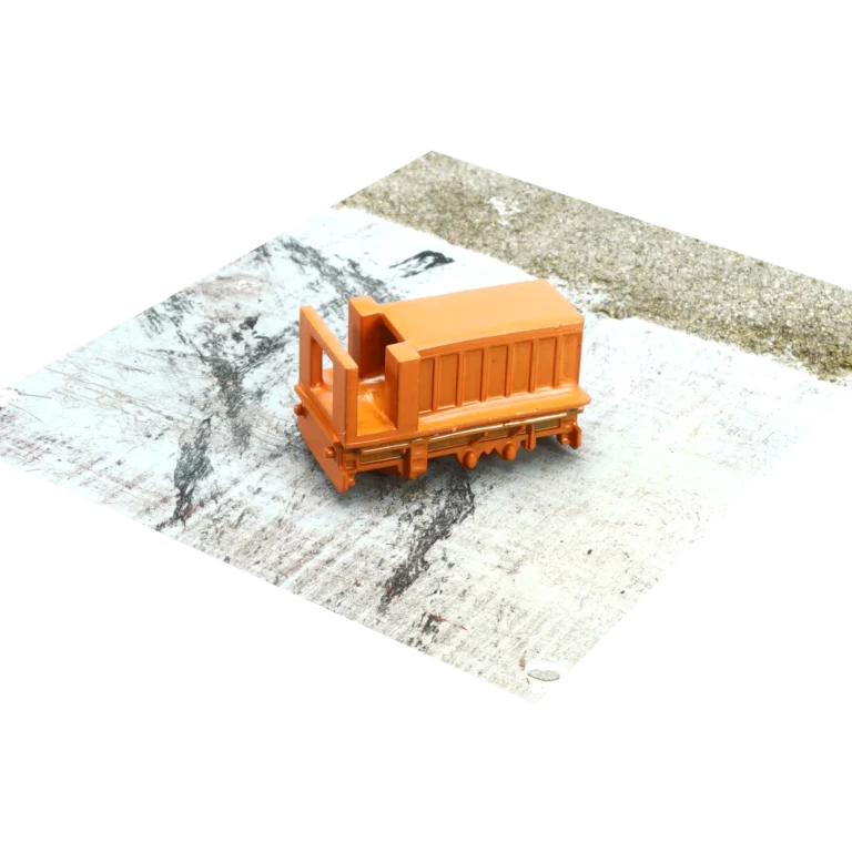 Spur TT Grubenbahn Lok orange