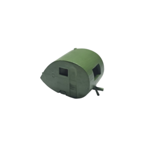 Spur H0 Camping Ei Anhänger DDR grün