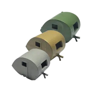 Spur H0 Camping Anhänger DDR Gruppe