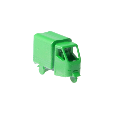 Spur H0 Dreirad LKW Planenaufbau grün