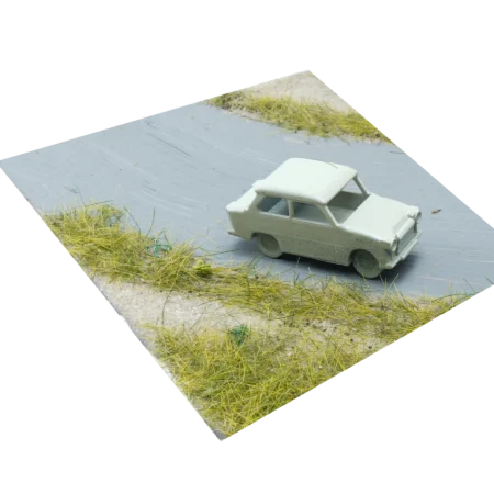 Spur H0 Trabant hellgrau lackiert