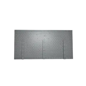 Backsteinmauer mit Stützen Spur H0