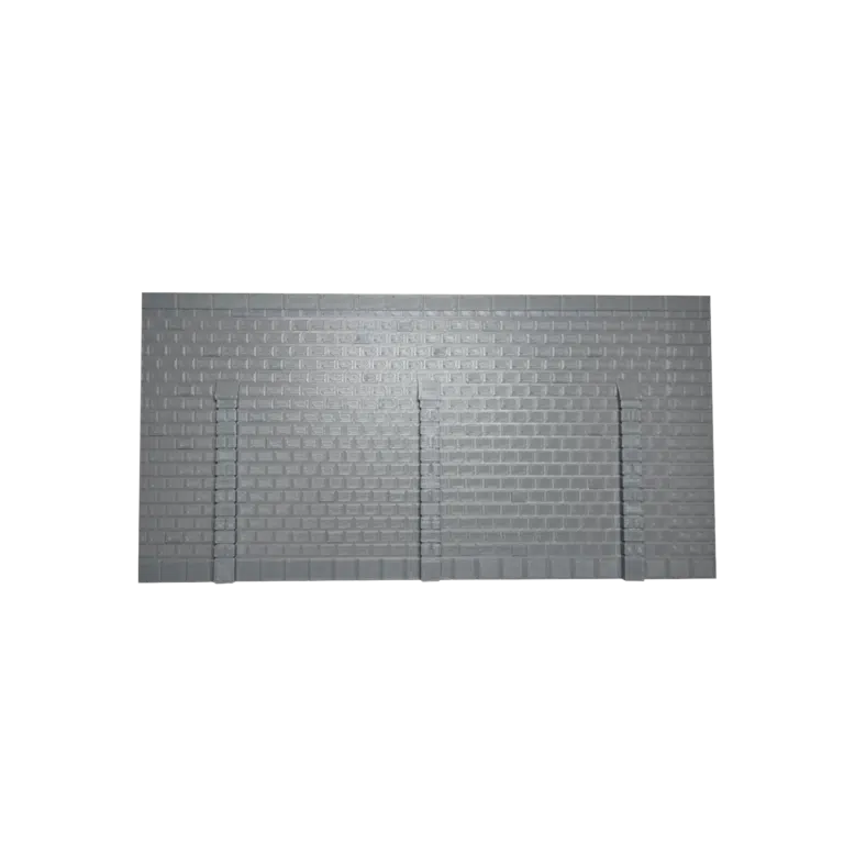 Backsteinmauer mit Stützen Spur H0