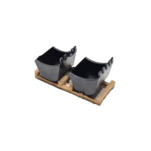 Baggerschaufeln auf Holzbock Spur TT