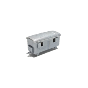 Spur Z Bauwagen zweiachsig grau