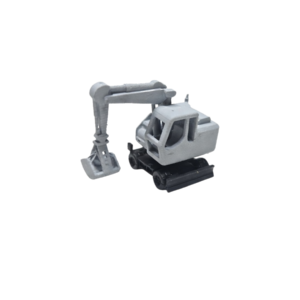 Spur Z Radbagger grau mit Korb