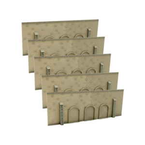 Spur N Backsteinmauer mit Galerie 5er Pack