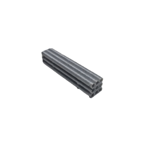 Spur Z Metall Rohre silbergrau lang