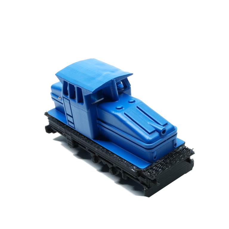 Werkslok Spur TT blau lackiert