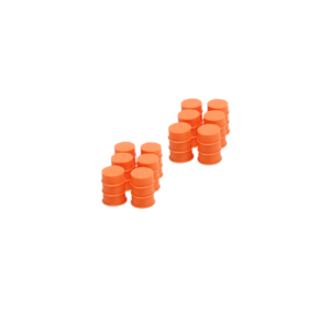 Spur H0 Fässer orange 12er Pack
