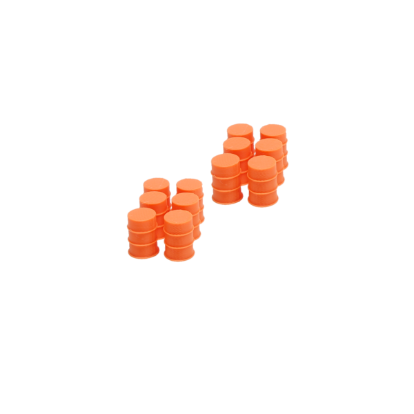 Spur H0 Fässer orange 12er Pack