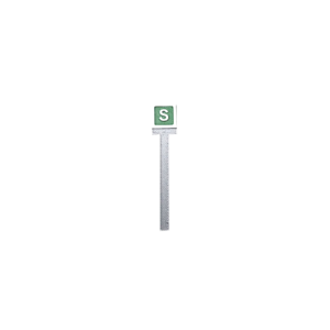 Spur H0 Sbahn Schild auf Mast