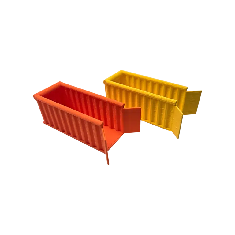 Spur H0 Open Top Container Set