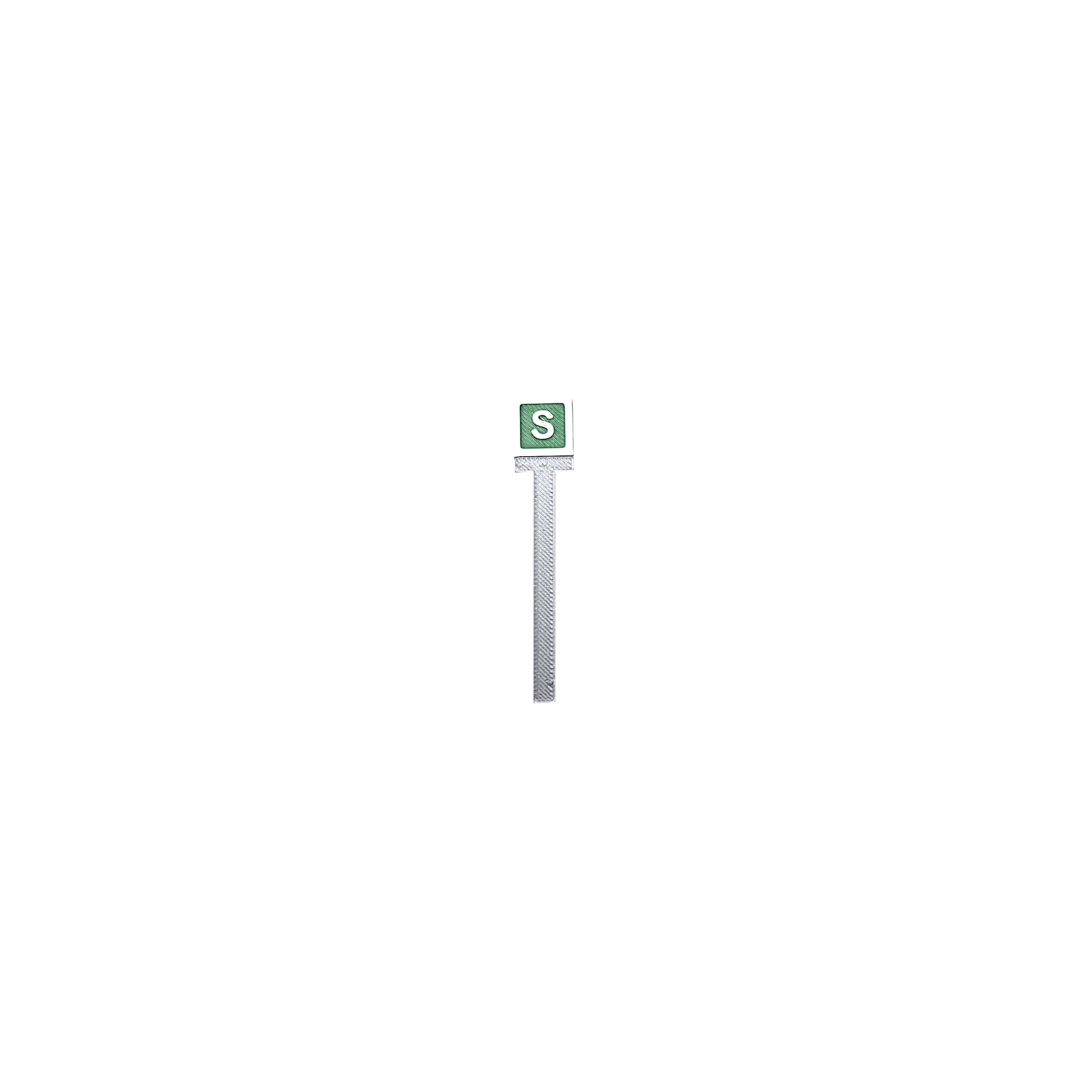 Spur TT Sbahn Schild auf Mast