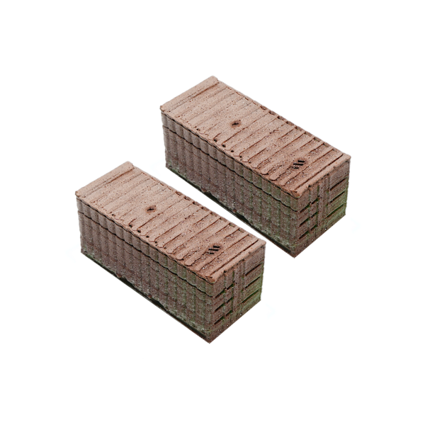 Spur N Container 2x 20ft verrostet
