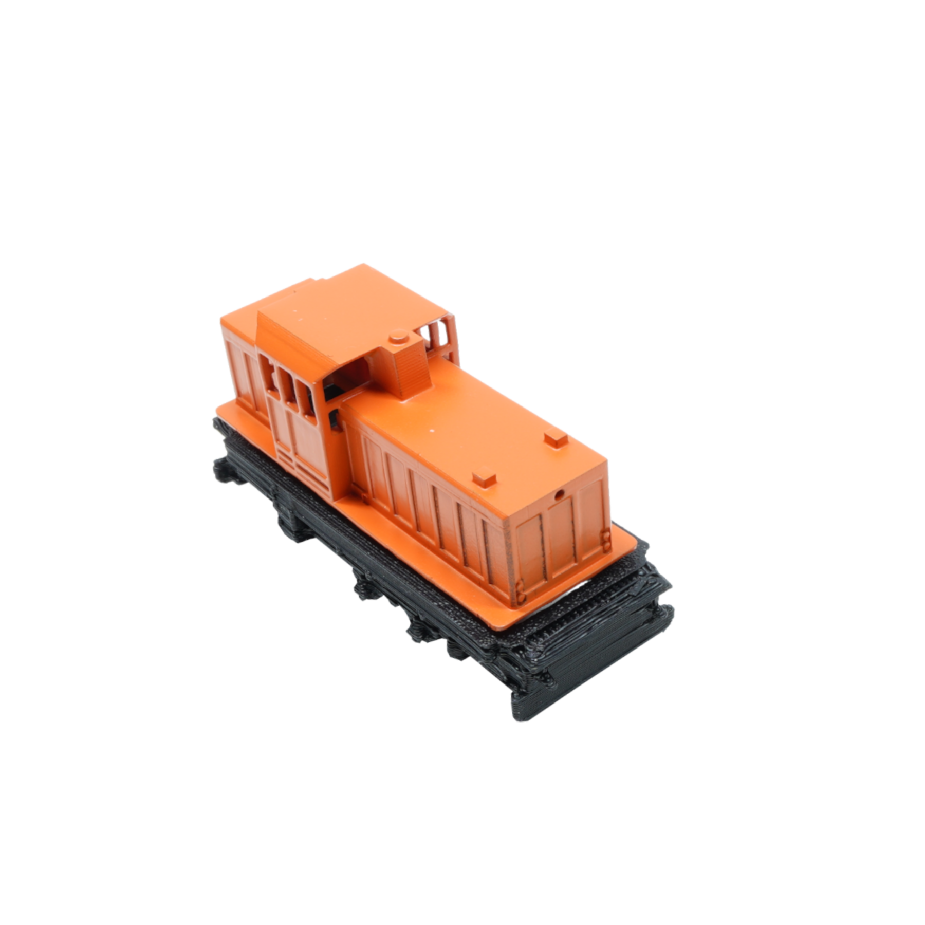 Spur N Privatbahn Lok orange/schwarz