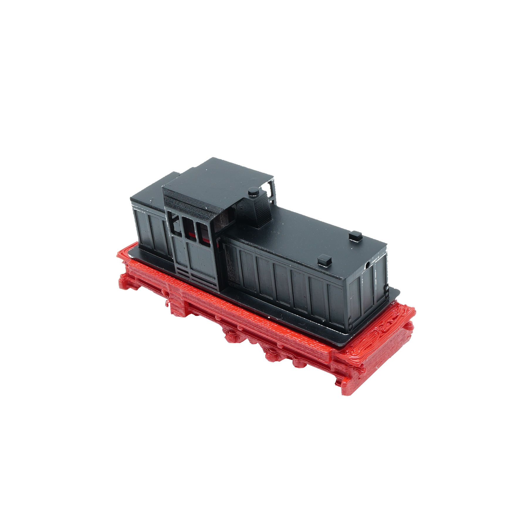 Spur N Privatbahn Lok rot/schwarz