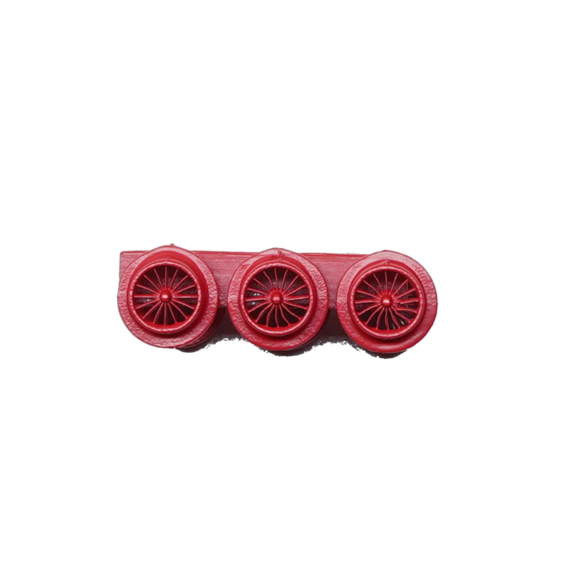 Spur TT V15 Lok Fahrwerk Dummy rot