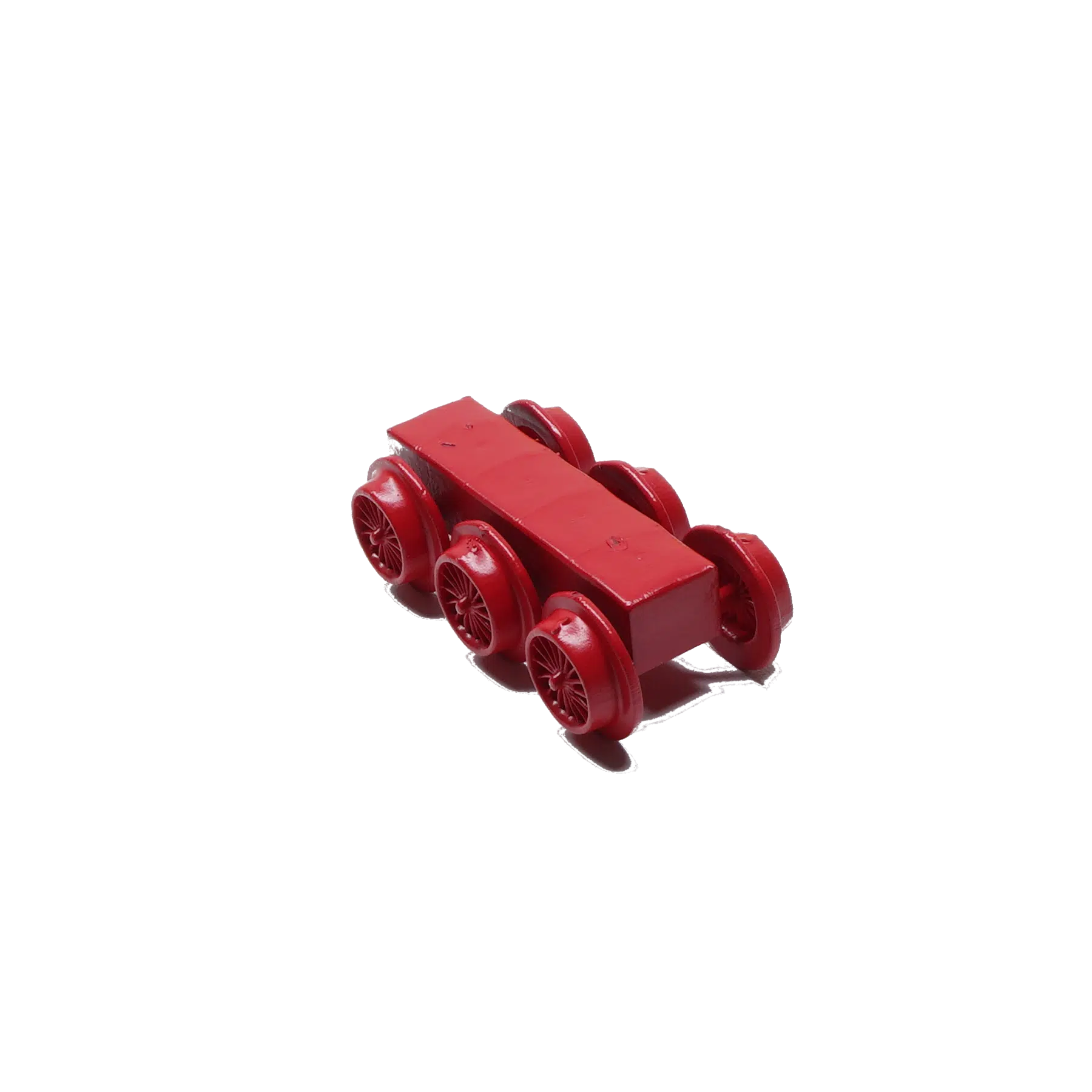 Spur TT V15 Lok Fahrwerk Dummy rot