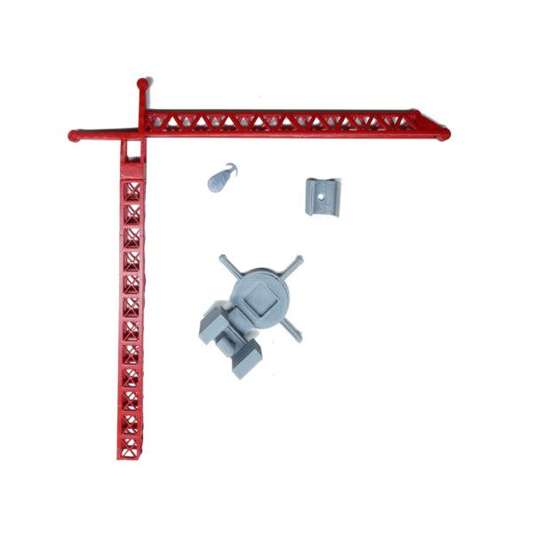 Turmdrehkran rot lackiert Bausatz Spur TT