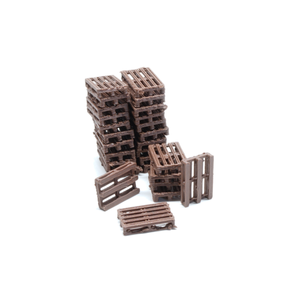 Spur H0 Paletten dunkelbraun 30er Pack