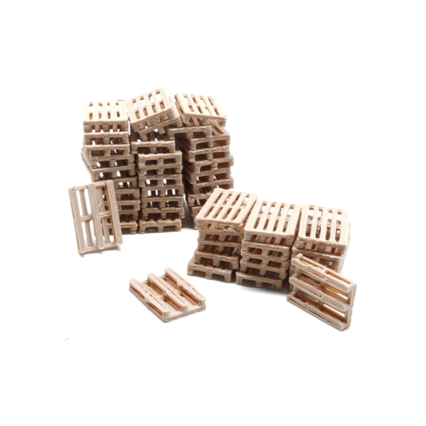 Spur H0 Paletten hellbraun 50er Pack