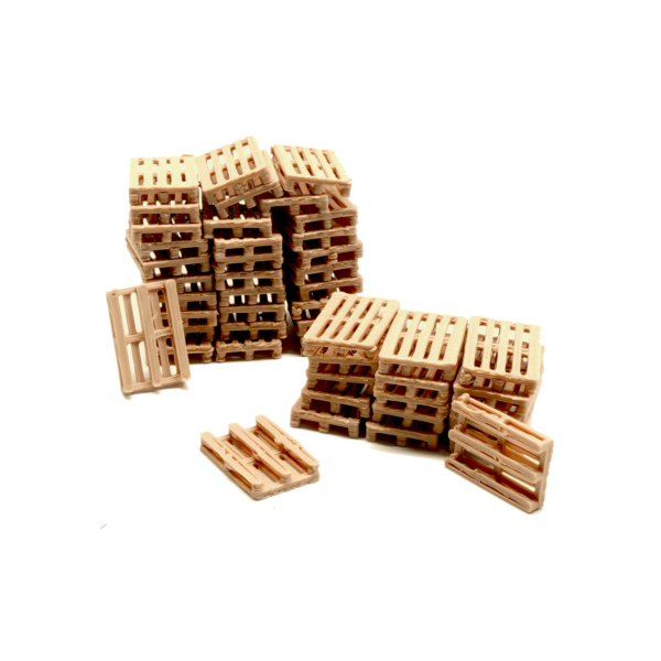 Spur H0 Paletten mittelbraun 50er Pack