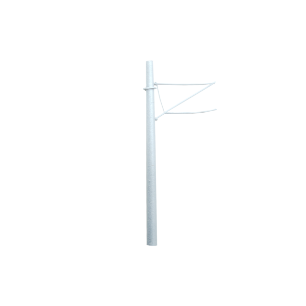 Spur N Oberleitung Mast Schleuderbeton eingleisig